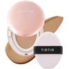 TIRTIR Mask Fit All Cover Pink Cushion Foundation | Alta opacità, finitura vellutata opaca, risultato impeccabile, neutralizza il rossore, trucco Cushion coreano (0,63 Fl Oz), 29N Beige naturale
