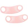 ELAYARD Fascia Lifting Viso V a Doppio Mento in Silicone Rosa 2 Pezzi | Uso Viaggio e Ufficio, Vestibilità Confortevole, Effetto Rassodante del Profilo, per Donna