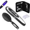 Generisch Spazzola per cuoio capelluto per la crescita dei capelli, spazzola massaggiante del cuoio capelluto, spazzola vibrante a batteria, massaggiatore elettrico portatile per viaggi a casa, viaggio d'affari