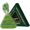 Générique Nature Triangle Shampoo Bar, Nature Seven Green Soap Shampoo, shampoo solido naturale a base di erbe, cura detergente e nutriente delicato per capelli dall'aspetto sano