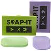 Sauber Meister Paper soap sapone in fogli Soap-IT | Soap paper con box e 150x sapone di carta | Fogli di sapone da viaggio | Sapone in fogli portatile