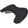 YsXoWiui Bracciolo a Forma di U, Supporto Traspirante per Bracciolo per Unghie, Cuscino per Mani per Unghie Acriliche Nails Tech, nero