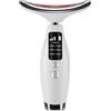 benshop Massaggiatore Viso Lifting Elettrico Antirughe Dispositivo di Bellezza a 5℃ del Freddo e 45℃ Terapia del Caldo - Face Massager con 6 Modi 4 LED - EMS Lifting Gua Sha