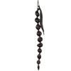 xiuling4568 Extension for coda di cavallo a bolle da 30 pollici for donna, capelli sintetici lunghi intrecciati con cordino in pelle, code di cavallo afro lisce e soffici per l'uso quotidiano(Medium Brown)