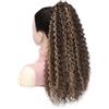 QRSTUVXZY Coda di Cavallo Extension Coda di cavallo riccia lunga 20 pollici con coulisse, coda di cavallo afro crespa e riccia, extension for capelli sintetici soffici e finti, for donne ponytail extension(Brow