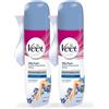 Veet Crema depilatoria Spray Pelli Sensibili 150 ml, per gambe, braccia, ascelle e bikini, 2 confezioni