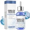 Sgjwyc Ghk-Cu Siero di peptide di rame per il viso con Ghk-Cu & acido ialuronico, anti-invecchiamento peptide e collagene siero per il viso, idratazione profonda, anti-invecchiamento, riduce le linee sottili