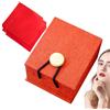Generico 24 pezzi di carta per rossetto cinese antico, rossetto cinese usa e getta, rossetto opaco lunga durata per trucco labbra cinese, fogli di rossetto con scatola rossa per matrimonio