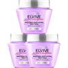 L'Oreal Paris L'Oréal Paris Elvive Hydra Hyaluronic Maschera per Capelli Disidratati 100H Idratazione Profonda Trattamento Rimpolpante Senza Appesantire Formula con Acido Ialuronico - 3 Barattoli da 300ml