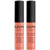 NYX Professional Makeup Soft Matte Lip Cream Tinta Labbra Tonalità Athens Lunga Durata Finish Matte Cremoso Leggero Colore Extra Pigmentato - 2 Rossetti da 8ml