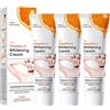 Buobiy Skin Whitening Cream for Body | Lightening Cream for Intimate Areas and Bleaching,Vitamin C Dark Spot Remover Corrector for Neck,Armpit, Underarm,Elbow, Inner Thigh and Knees,Bikini (3pcs)