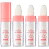 ROSPRETTY Shimmer Polvere,Polvere di fata,Polvere Glitter per Capelli e Corpo,Evidenziare Cipria per il viso Fard ad alta luce Sparkly Fard ad alta luce Evidenziare,per viso Corpo Fata Polvere,Bianco/3PC