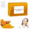XKrmp Lemon Turmeric Kojic Soap, Honey Glow Lemon Kojic Bar, Turmerics Soap Bar, for Face and Body for All Skin Types, Deep Cleaning, Moisturizing (1PC)