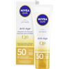 NIVEA SUN UV Anti-Age Q10 Protezione Solare Viso - SPF 50 - Crema Solare - Crema Solare Anti Rughe - 50 ml
