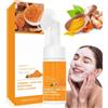 PHFDQKG Detergente Viso alla Curcuma con Spazzola, Pure Glow Cleanse, per Donna e Uomo, Struccante, per Tutti i Tipi di Pelle (100 ml)