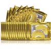 HBESTY Crystal Gold Powder Gel Collagene Eye Mask, Premium Anti Aging, Anti Rughe, Idratante per le rughe sotto gli occhi, rimuovere borse occhiali, occhiaie, idratanti, occhi gonfi (25 pezzi) (25 pcs)