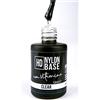 Beauty Space nails - Base semipermanente con rinforzo. Smalto rinforzante unghie modellante, con Vitamina e fibre di NYLON. Flessibile e resistente oltre 4 settimane (TRASPARENTE CLEAR)