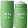 Pelinuar Poreless Deep Cleanse Mask Stick Green Tea, Green Tea Purifying Clay Stick Mask, Deep Clean Pore, Improves Skin for All Skin Types (2 Pcs)