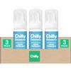 Chilly Antibatterico Detergente Intimo in Mousse Senza Risciacquo Azione Protettiva e Anti-Odore con Timo e Salvia Igiene Rapida pH 5 Uso Quotidiano Ginecologicamente Testato - 3 Flaconi da 100ml