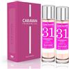 CARAVAN FRAGANCIAS - Scatola regalo con 2 profumi n. 31 da 150 ml, per donna