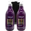 FEI FAN SET PER LA CURA DE CAPELLI: Shampoo ANTIGIALLO, Tonalizzante + Balsamo ANTIGIALLO, Tonalizzante 500ml Per Capelli Biondi, Grigi e Decolorati + Fascia Per Capelli