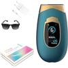 Generico Luce Pulsata 2 in 1 Epilatore Laser Per Donna (Verde)