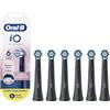 Oral-B iO Gum & Sensitive Testine di ricambio per spazzolino elettrico, nero, 6 pezzi