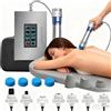 YSFW Dispositivo Terapia Onde D'urto Focalizzate, terapia ad onde d'urto extracorporee con 7 testine massaggianti, energia Regolabile 60~200MJ, Fisioterapia Profonda/Addio Sub-Salute