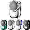 ANREPA 2023 New Mini Shave Portable Electric Shaver,USB Rechargeable Razors Easy One-Button Use Magic Mini Shavers Electric Shaving Machines for Home Car Travel (Silver)