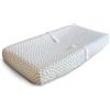 Mushie Fodera per Fasciatoio Lavabile | 70 x 45 cm | Adatta per Fasciatoi Standard | Cinture di Sicurezza Regolabili | Accessori per Bambini Sicuri e di Alta Qualità | Bloom