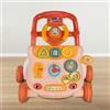 LANTUS Girello per Bambini Camminatore per l'Apprendimento Seduto-in Piedi, Apprendimento della Camminata, Regalo per Bambini dai 9 Mesi - Maschio Femmina Evolutivo 3 in 1, 62 * 68 * 36-81cm - Verde