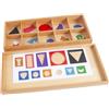 Generic Lingua Grammatica Learning Preschine Preschina Materiale Materiale Giochi di istruzione in legno