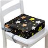 Surwin Rialzo da Sedia per Bambini, Rialzo Sedia Bambini Cuscino Rialzo Cuscino per Sedia Seggiolino Regolabile Smontabile con 2 Cinghie per Sedia da Pranzo -Stella (Stella cadente,32x32x8cm)