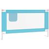 vidaXL Sponda Letto di Sicurezza per Bambini Blu 140x25 cm in Tessuto