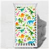 Odot Lenzuolo con angoli Lenzuola Carrozzina Neonato, Stampa di Dinosauri Bambino Cotone Coprimaterasso, Lenzuola per Culla Babybay (Pianta,100x135 cm)