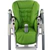 ninna-nanna by Bambiniwelt Coprisedile di ricambio per seggiolone, compatibile con Peg Perego Prima Pappa DINER (verde chiaro)