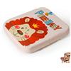 FANSU Cuscino Rialzo da Sedia per Bambini, Fansu Comodo e Facile da Pulire Smontabile Regolabile Cuscino Alzasedia Seggioloni Cuscino Seduta per Sedia da Giardino (Leone bianco,40x40x5cm)