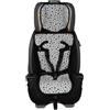 JYOKO KIDS Cuscino Seggiolino auto, Materassino Universale per Seggiolino di bambini Gruppo 0,1,2,3 Realizzato con cotone (Black Star, Gruppo 1-2-3)