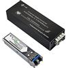 StarRoute Convertitore multimediale in fibra micro mini gigabit di piccole dimensioni ultra-compatto 10/100/1000Mbps Ethernet IP convertitore da rame a fibra ottica con modalità singola 1310nm 20km Modulo SFP
