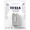 TESLA Silver - Batteria alcalina 9 V (6LR61, 9 V, blister)