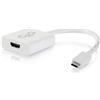 C2G Adattatore audio/video USB 3.1 USB-C a 4K UHD HDMI, bianco, 29475 (8 pollici)