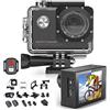 Easypix Goxtreme Enduro Black 8Mp 4K Ultra HD Wi-Fi Fotocamera per Sport d'Azione, Nero
