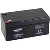Velleman ACCUMULATORE ACCU BATTERIA AL PLOMB 12V 3,3A