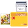 KODAK Mini 3 Retro 4PASS Stampante Fotografica Portatile (7.6x7.6cm) + 8 Fogli, Giallo