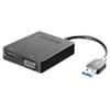 Lenovo Universal USB 3.0 to VGA/HDMI USB A Nero