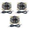 AWJUWHBJ Confezione da 3 moduli per fotocamera OV9732 da 1 MP, vista a 100 gradi, interfaccia USB, ideali per sistemi automatici di bersaglio e altre telecamere di visione robotica