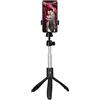 SCRUBY 3 in 1 Selfie Stick Treppiede Del Telefono Allungabile Monopiede con Telecomando Bluetooth per Smartphone Selfie Stick per Sport Action Camera