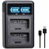 CQJFCYBRA Batteria EN-EL25 ENEL25B Da 7,6 V 1680 MAh E Caricabatterie USB LED, Compatibile Con Nikon, For Fotocamera Z FC Z50 Z30 ZFC Batteria Ricaricabile Agli Ioni Di Litio(1Charger)