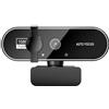 BJdfgE Webcam Full HD 4K con microfono, messa a fuoco automatica, telecamera for siti Web da 8 MP for PC Windows, laptop, webcam esterna, videochiamate(2K)