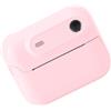 Plyisty Fotocamera di Stampa Istantanea, Fotocamera Digitale da 48 MP, Video HD 1080p, Zoom 6x, 20 Frame, 5 Filtri, Mp3, Giochi, Supporto Fino a 128 GB, Camma Carina per Ragazzi (Rose)